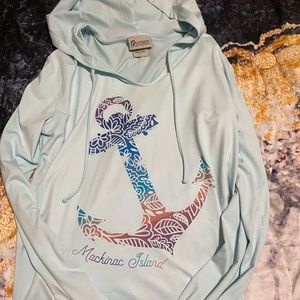 Soft V neck hoodie